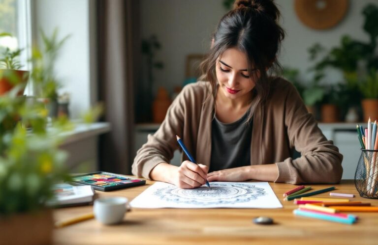 Meditatives Ausmalen für Erwachsene: Entspannung durch Kreativität