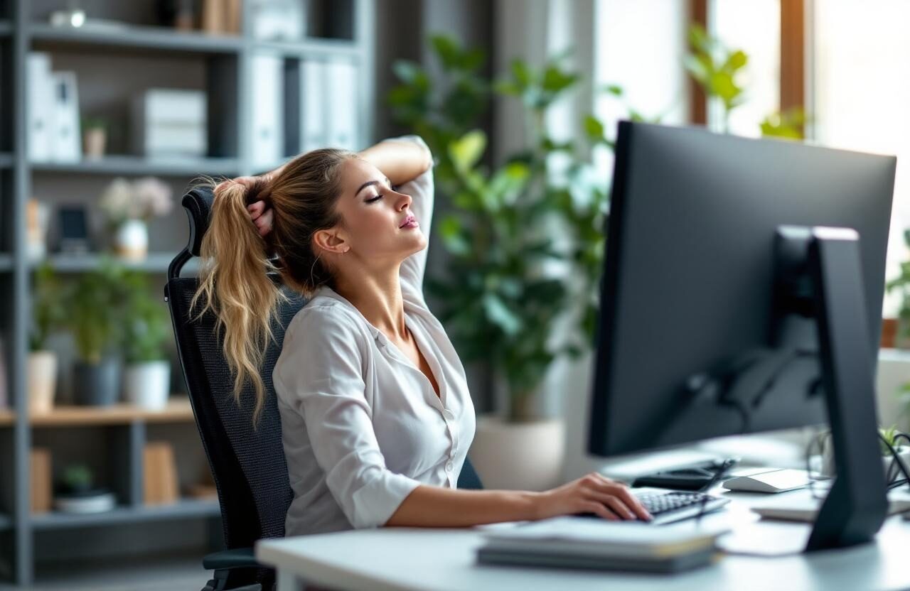 Nacken-Übungen: Verspannungen lösen im Alltag